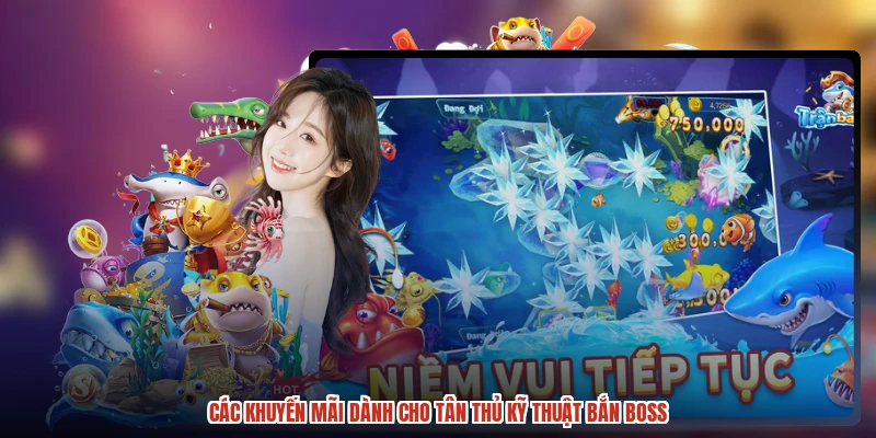 Các khuyến mãi dành cho tân thủ kỹ thuật bắn boss
