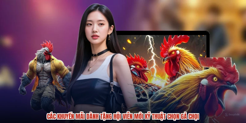Các khuyến mãi dành tặng hội viên mới kỹ thuật chọn gà chọi