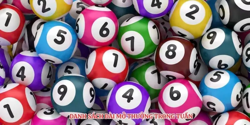 Danh sách đài mở thưởng trong tuần
