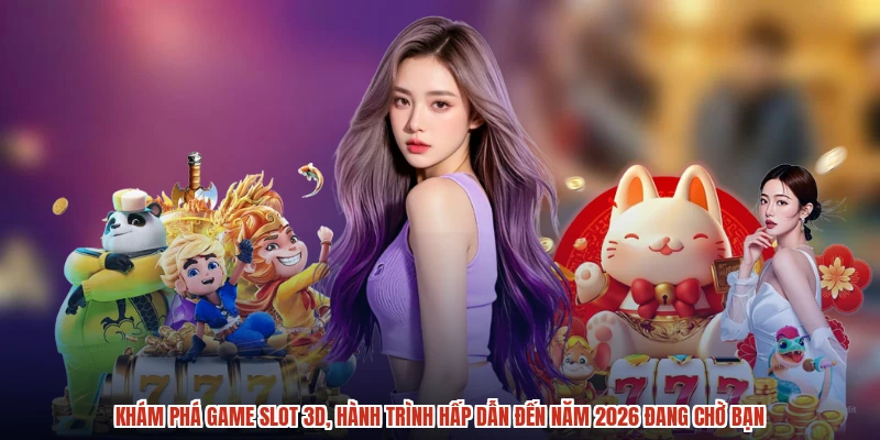Khám phá game slot 3D, hành trình hấp dẫn đến năm 2026 đang chờ bạn