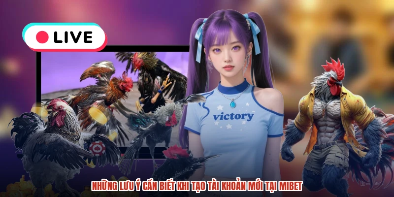 Những lưu ý cần biết khi tạo tài khoản mới tại MIBET
